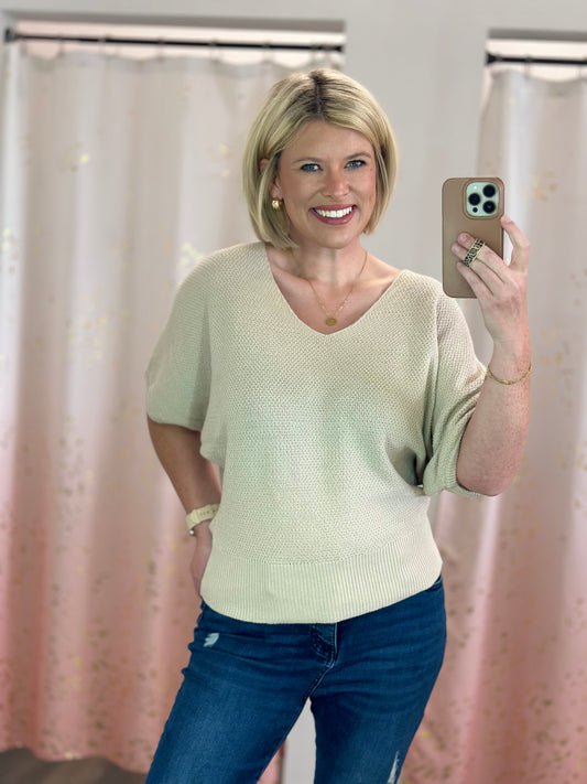 Danna Dolman Sweater - Sand