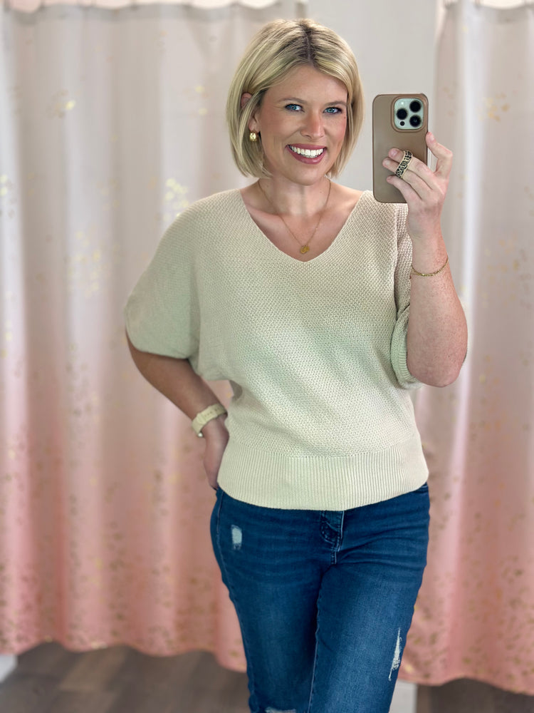 Danna Dolman Sweater - Sand