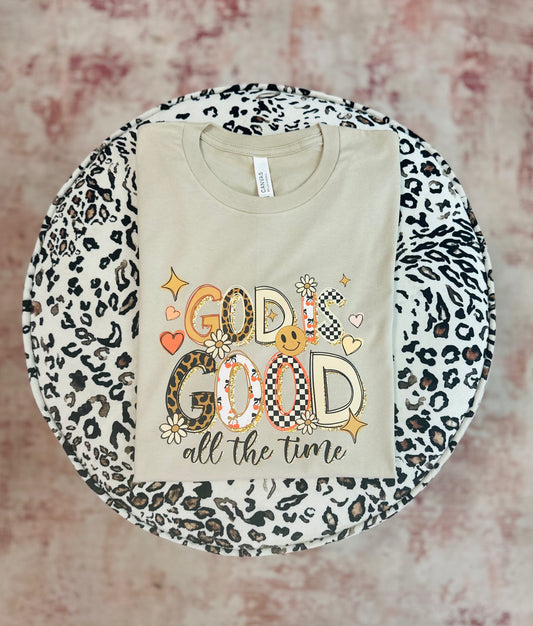 God Is Good Golden Vibes Tee