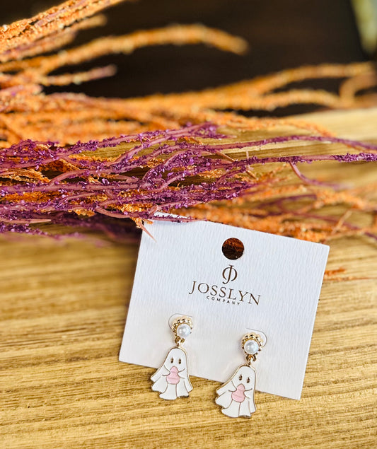 Pearled Ghost Earrings
