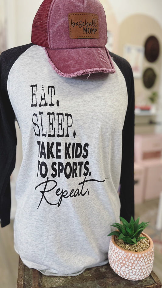 Sports Mom Raglan Tee