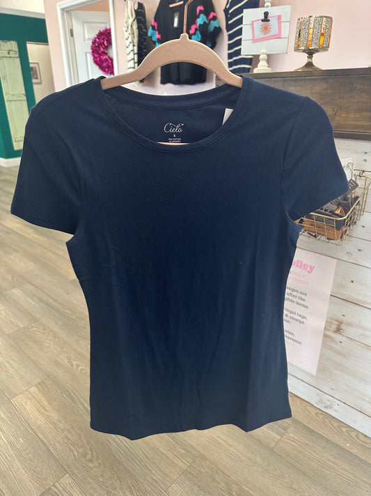Britt's Basic Tee - Navy