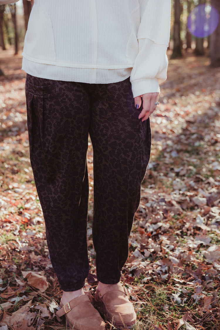 Leopard Balloon Pants