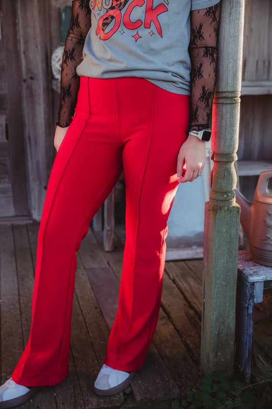 Crimson Dress Pants