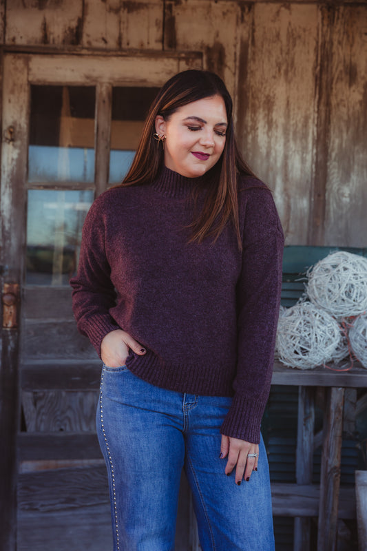 Shiver Sweater - Plum