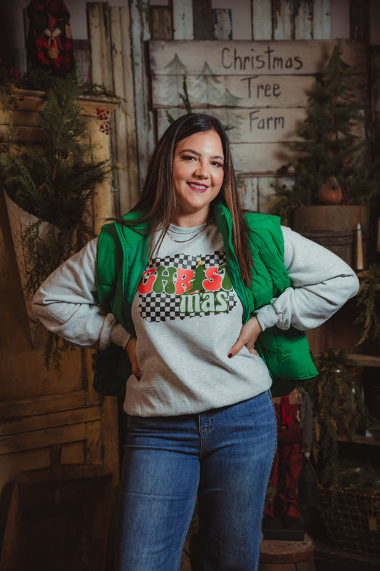 CHRISTmas Checker Sweatshirt