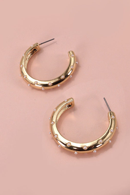 Pearl Hoops